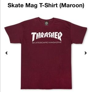 Thrasher Skate Mag T-Shirt (Maroon)